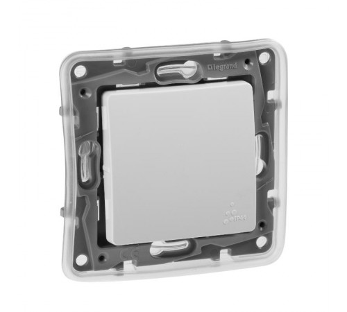 Etika Белый Выключатель/Переключатель IP44 10А  672200  Legrand