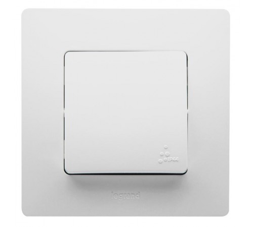 Etika Белый Выключатель/Переключатель IP44 10А  672200  Legrand