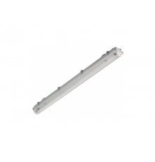 Светильник люминесцентный пылевлагозащищенный TLWP128 PC 1263x102x105мм без ламп IP65 прозр  05165  TechnoLux