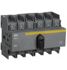 Выключатель-разъединитель модульный ВРМ-3 3P 63А  MVR30-3-063  IEK