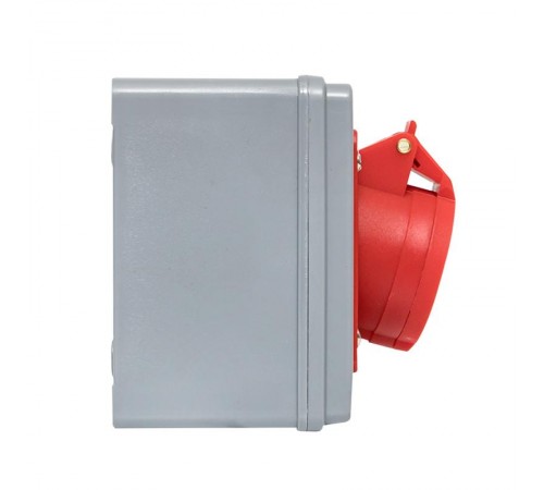 Розетка с блокировкой и выключателем 1414 3Р+РЕ 16А 380В IP44 EKF  ps-1414-16-380  EKF