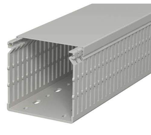 Распределительный кабельный канал LK4 N 80x80x2000 мм (ПВХ,серый) (LK4 N 80080)  6178231  OBO Bettermann