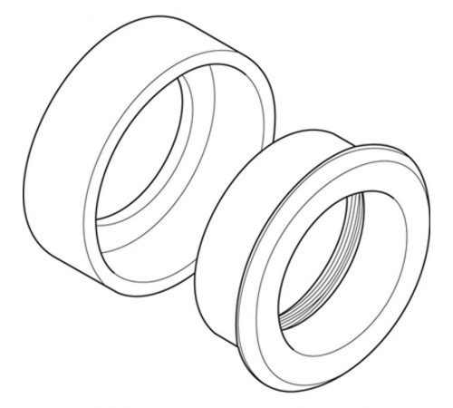 Адаптер KA1-8073 метал. для монтажа заподлицо  1SFA616920R8073  ABB