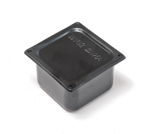 Коробка протяжная металлическая У-994 IP54 грунтованная с уплотнителем 110х110х80 мм  PR08.9805  Промрукав