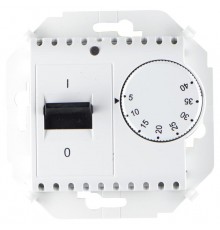 Simon 15 Белый Регулятор для тёплого пола, с зондом, 16А, 230В, 3600Вт, 5-40град, IP20  1591775-030  Simon