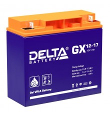 Аккумуляторная батарея Solar серии GX 12-17 12В/17Ач  GX 12-17  DELTA