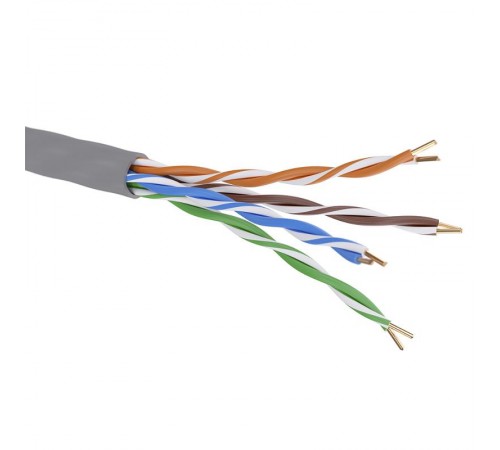 Кабель CAT 5e, U/UTP, Hг(A)-LSLTx, бухта 305м, серый  RN5EUUA03GY  DKC