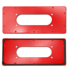 Фланец красный для ST с перф. Тип 4  R5FPST02-RAL3000  DKC