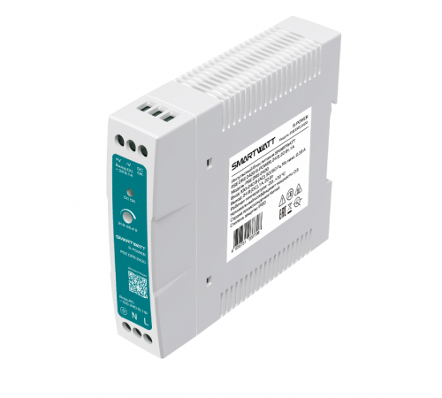 Блок питания импульсный SMARTWATT PSE DRS 2420 S-POWER, 24 В, 20 Вт, 1 А  4512020450014  SMARTWATT