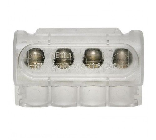 Клеммник для сетей уличного освещения KE10.1 Al 4x10-35 мм / Cu 1.5-25 мм инд. упак. EKF  ke-10,1-r  EKF