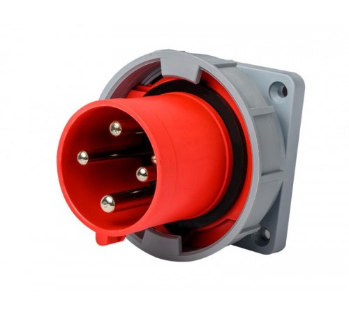Вилка для скрытой проводки 3Р+РЕ 125А 380В IP67 ВЩ-103  26240DEK  DEKraft