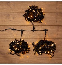 Гирлянда "LED ClipLight" 24V, 3 нити по 20 м, свечение с динамикой, цвет диодов Желтый  323-301  NEON-NIGHT