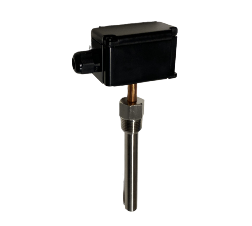 Датчик температуры погружной, -50...+150°С 4...20мА 150мм =15...35В с гильзой 100мм  SPTC150  SE