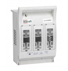 ПВР горизонтальный 250А 3ф отключение_1НО+1НЗ_навесной монтаж на шину_ПВР-102  21416DEK DEKraft