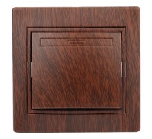 1-101-10 Intro Выключатель, 10А-250В, IP20, СУ, Plano, венге  Б0030032  Intro