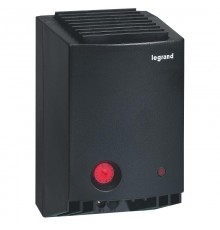 Электрический нагреватель - 230 В~ - класс II - 350 Вт - 7.5 A - термостат 0-60 С° с подсветкой - расход 35 м3/ч  034806  Legrand