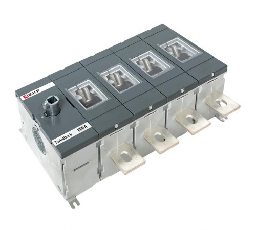 Рубильник 800A 4P без рукоятки управления TwinBlock  tb-s-800-4p  EKF