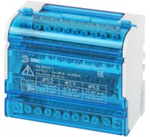 Аксессуары для клемм NO-224-16 ЭРА Шины на DIN-рейку в корпусе (кросс-модуль) ШНК 4х11 3L+PEN  Б0043934  ЭРА