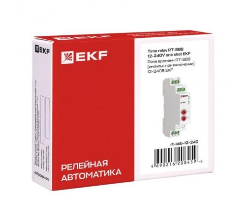 Реле времени RT-SBB (импульс при включении) 12-240В EKF PROximart-sbb-12-240EKF