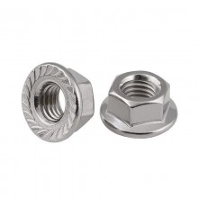 Гайка с фланцем KRANZ DIN 6923, M6, короб (200 шт./уп.) KR-01-3521-003  Kranz