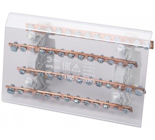 Шинный распределительный блок  NO-224-73 ШРБ-200  Б0063072  ЭРА