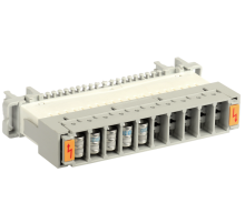 Магаз. грозоразрядников на 10 пар, плинт т.Krone, пустой  PLCAS-0A10P  ITK