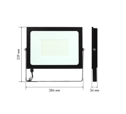 Прожектор светодиодный LPR-061-0-65K-150 150Вт 6500К 10500Лм 384х339х34  Б0043593  ЭРА
