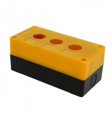 Корпус КП103 пластиковый 3 кнопки желтый EKF PROxima  cpb-103-o  EKF