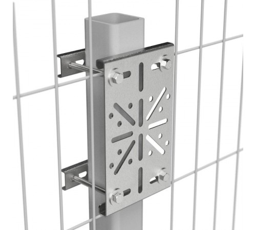 Комплект крепление монтажной пластины к опорам ограждений HDZ  PR80.08123  Промрукав