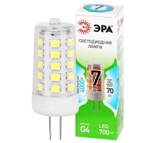 Лампа светодиодная  GREEN LINE LED G4-JC-7W-840-12V GL G4 7Вт капсула яркий белый свет  Б0067148  ЭРА