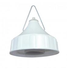 Светильник без стекла НСП 03-60 корпус пластик белый ГУ  1005550252  Элетех