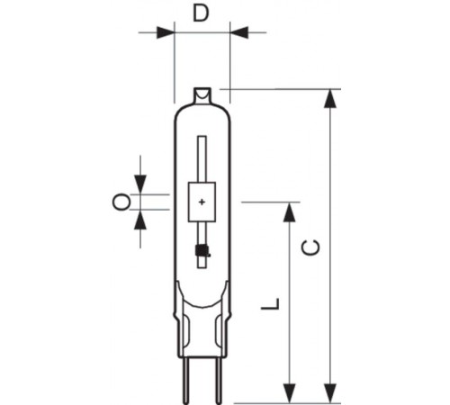 Лампа металлогалогенная MASTERC CDM-TC 35W/842 G8.5  928093805129  PHILIPS