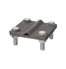 Зажим соед. 4-х болт. с контакт. пластиной полоса-прут, полоса 40х4 - прут 6-10 мм, термодиф.   SQ2401-0038  TDM