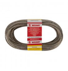 Трос стальной в ПВХ оплетке d=4,0 мм, прозрачный ( моток 20 м)    09-5140  REXANT