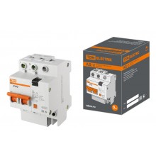 Выключатель автоматический дифференциального тока АД-2 2п 40А C 30мА тип AC (4 мод)  SQ0221-0004  TDM