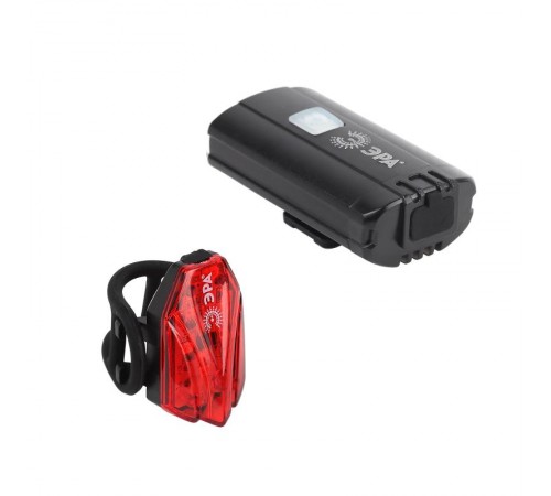 Фонарь велосипедный VA-801 2 в 1 Основной CREE XPG + подсветка SMD, mocro USB, 800mA/ч., б  Б0039624  ЭРА