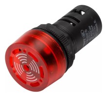Сигнализатор звуковой ND16-22FS 22 мм красный LED АС110В (R)  593398  CHINT
