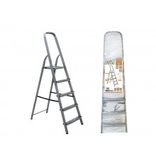 Стремянка стальная ССт-5, 5 ступеней с цинковым покрытием, стальной профиль, h=1050 мм, Народная  SQ1028-0112  TDM