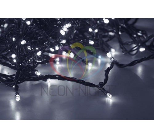 Гирлянда "LED ClipLight" 24V, 5 нитей по 20 метров, цвет диодов Белый  323-505  NEON-NIGHT