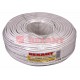Кабель RG-58 A/U (50 Ом), Cu/Al/Cu 64 % (бухта 100 м) белый   01-2001  REXANT