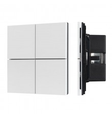 INTELLIGENT ARLIGHT Кнопочная панель KNX-304-23-IN White (BUS, Frameless) (IARL, IP20 Металл, 2 года)  038365  Arlight