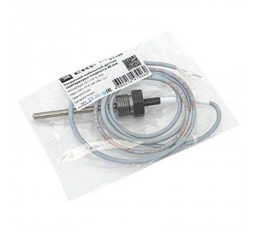 Погружной кабельный датчик температуры жидкости 80 мм  RTD10-SCR80-PT100  EKF