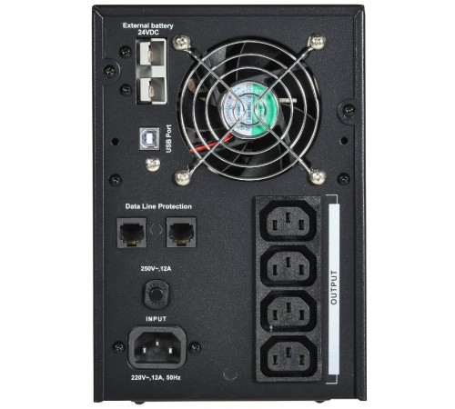 ITK ELECTRA LT ИБП 1,5кВА/1,2кВт без АКБ USB  ELT-1500VA-1-L  ITK