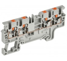 Колодка клеммная CP-MC 4 вывода 2,5мм2 серая  YCT22-00-4-K03-002  IEK