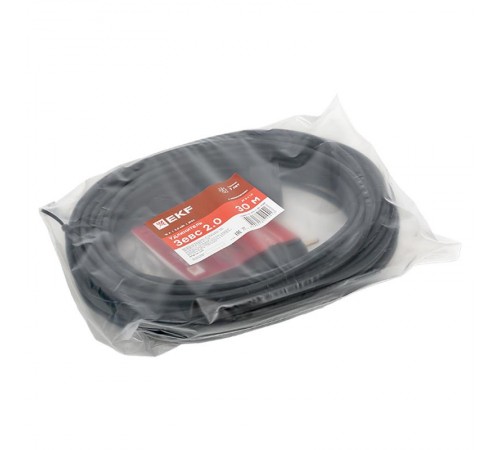 Удлинитель "Зевс 2.0" 30м с заземлением КГ 3*1,5 16А/3,5кВт IP44 PROxima USB02-16-315-1-30-IP44 EKF