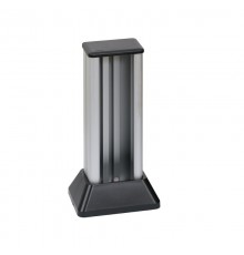 Simon CIMA 500 Миниколонна 1-сторонняя на 2 модуля 500CIMA, 336х71,5(125)х109,5(164) мм, алюминий-графит  52550112-033  Simon
