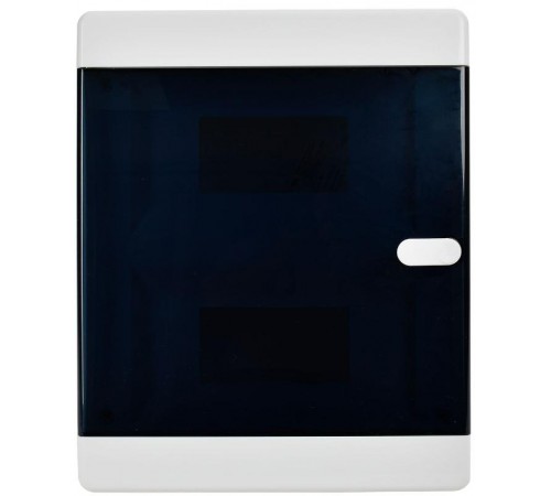  Корпус пластиковый встраиваемый на 18 модулей ЩРВ-П-18 IP41 черная прозрачная дверь UNION Compact  UIC-KP12-V-18-41-K01  IEK