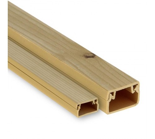 Канал кабельный под светлое дерево (100х40) (24м.) EKF PROxima  kk-100-40w  EKF