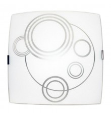 Светильник "Галактика" 300х300 НПБ 09-60-003 М83 матовый белый/кл.штамп металлик  1005205710  Элетех