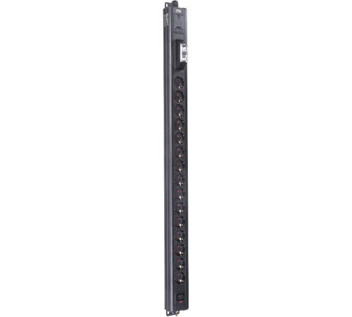 BASE PDU PV1111 22U 1ф 16А 15SCHUKO 1C13 2,6м SCHUKO  BS-PV12-15D-01C13-11  ITK